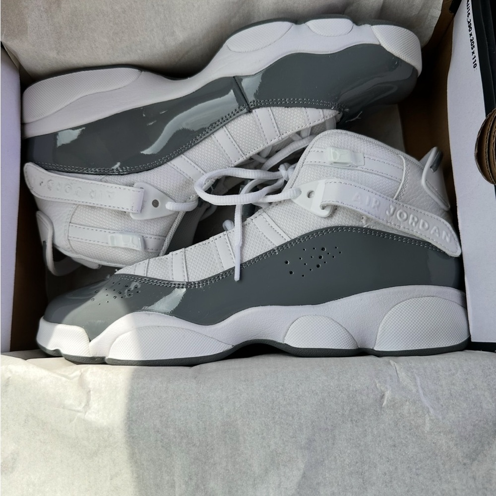 Nike Air Jordan Sneakers - White and Gray